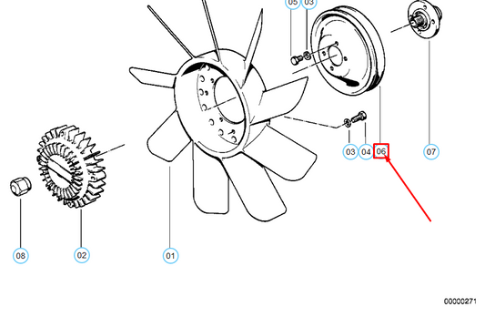 new bmw 3 e30 cooling system pulley 11511274597 original