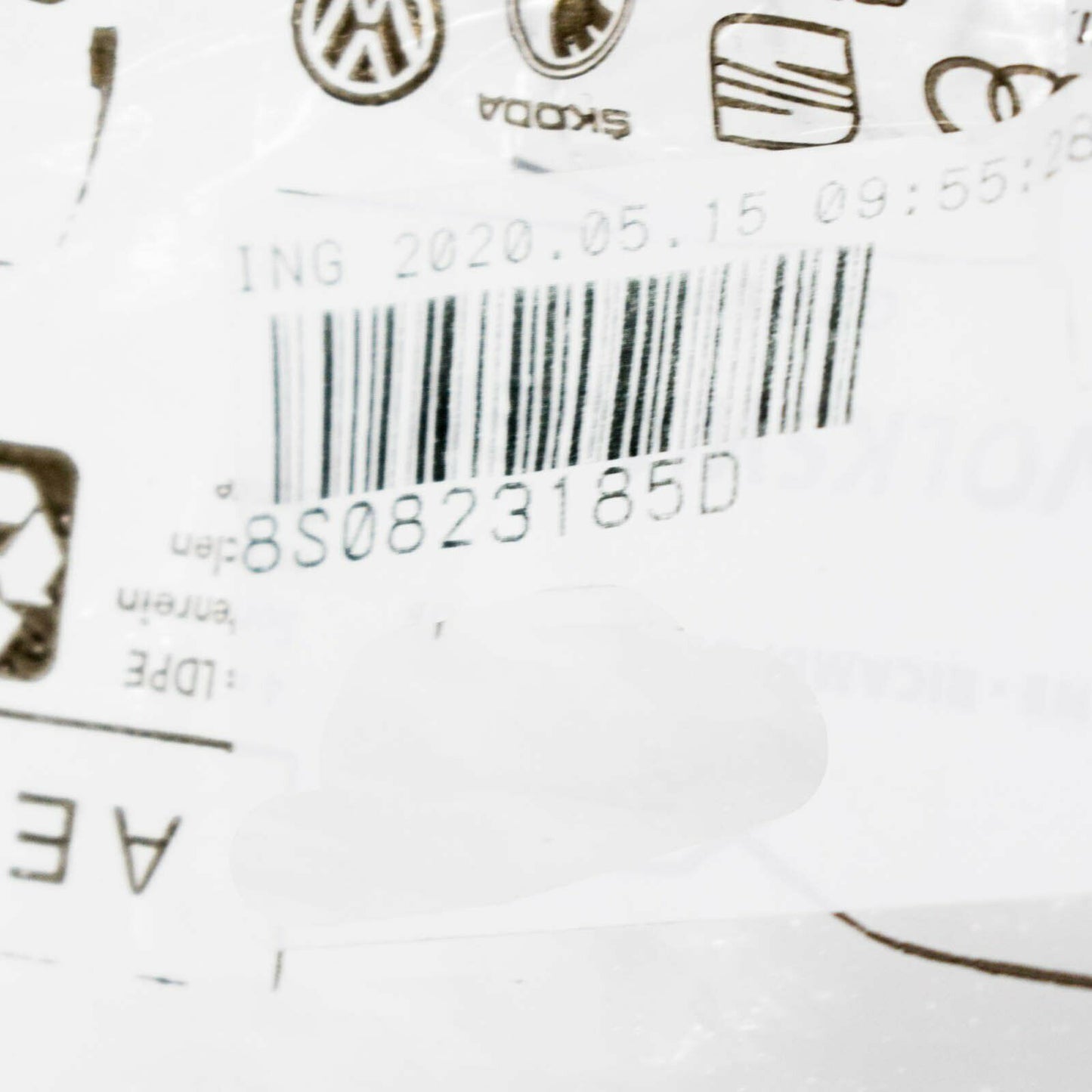 NEW VOLKSWAGEN ARTEON FRONT LEFT BONNET HOOD SAFETY CATCH 8S0823185D ORIGINAL