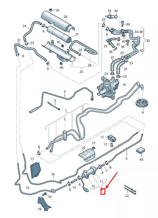 NEW AUDI A6 AVANT C6 FUEL PUMP 4F0906089C ORIGINAL