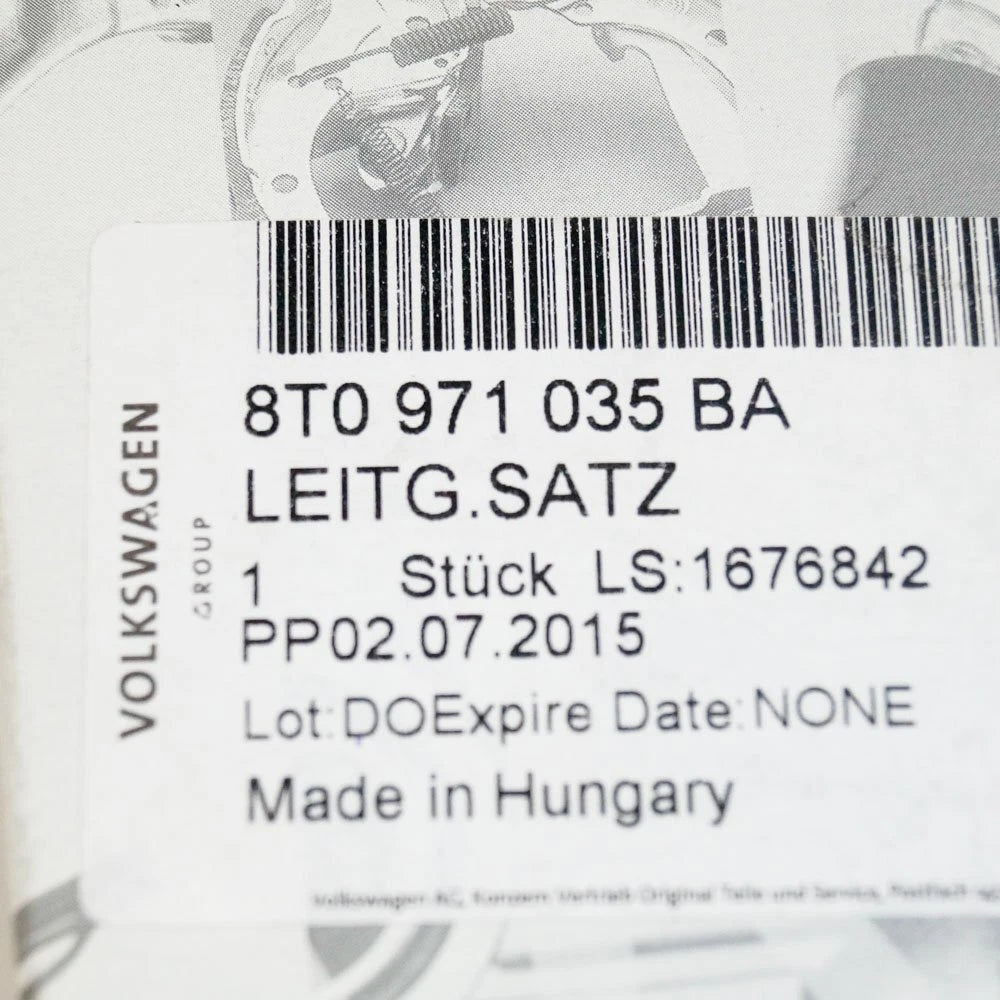 NEW AUDI A5 8T3 FRONT LEFT DOOR WIRING LOOM 8T0971035BA ORIGINAL