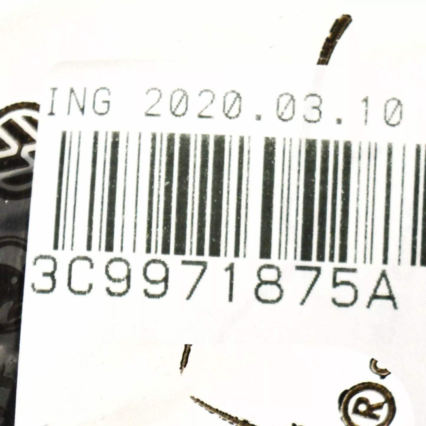 NEW VOLKSWAGEN PASSAT B7 LEFT CABLE GROMMET 3C9971875A 2013 ORIGINAL