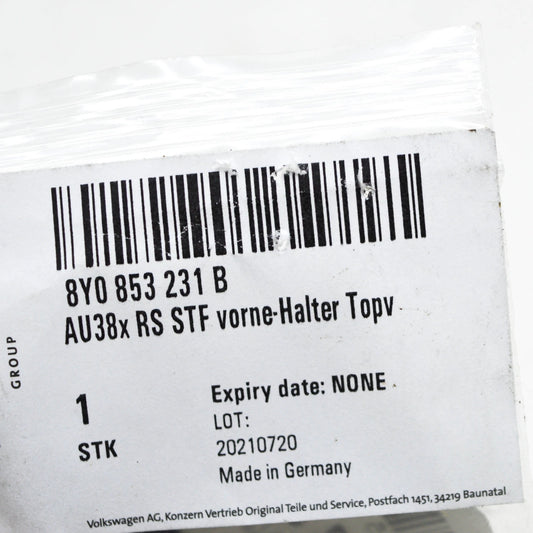 NEW AUDI A3 LIMOUSINE 8Y FRONT BUMPER DUMMY COVER 8Y0853231B ORIGINAL