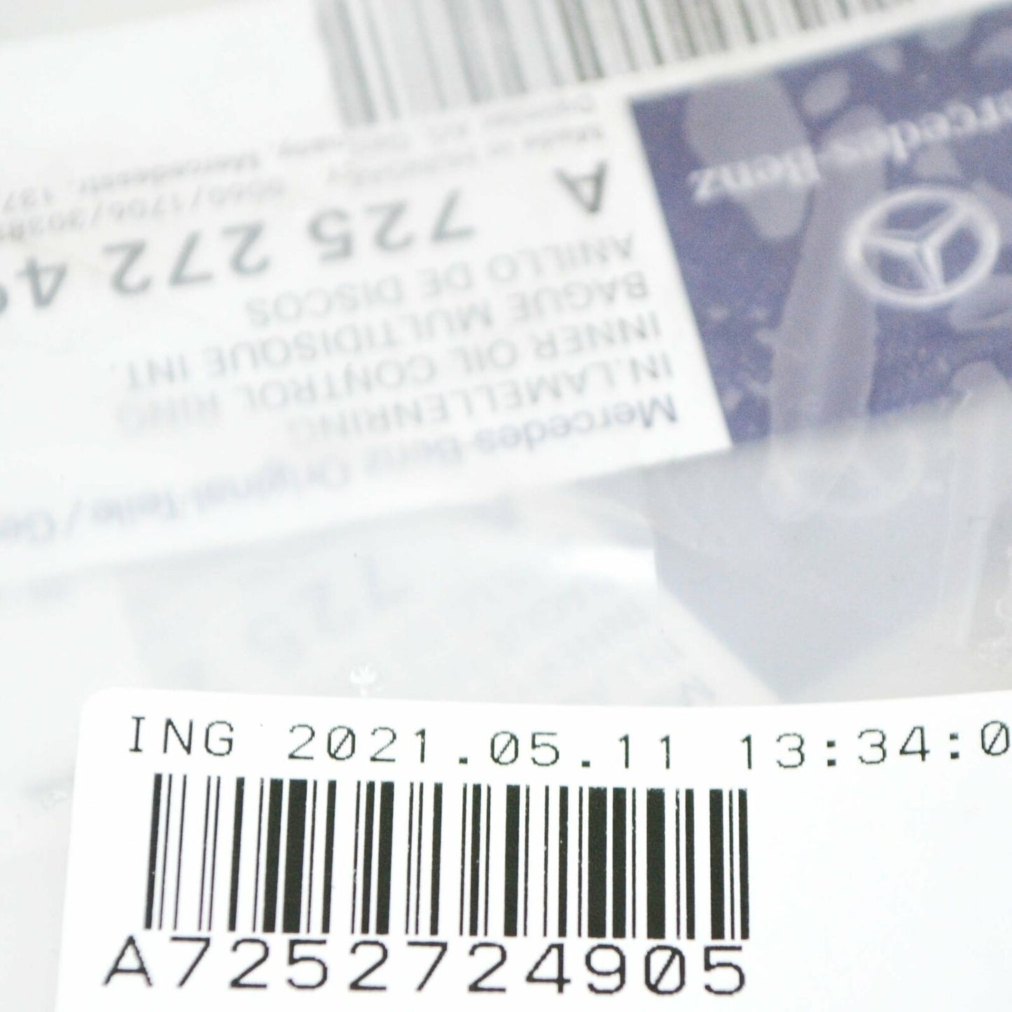 NEW MB S W222 AUTO TRANS CLUTCH FRICTION B06 CLUTCH PLATE A7252724905 ORIGINAL