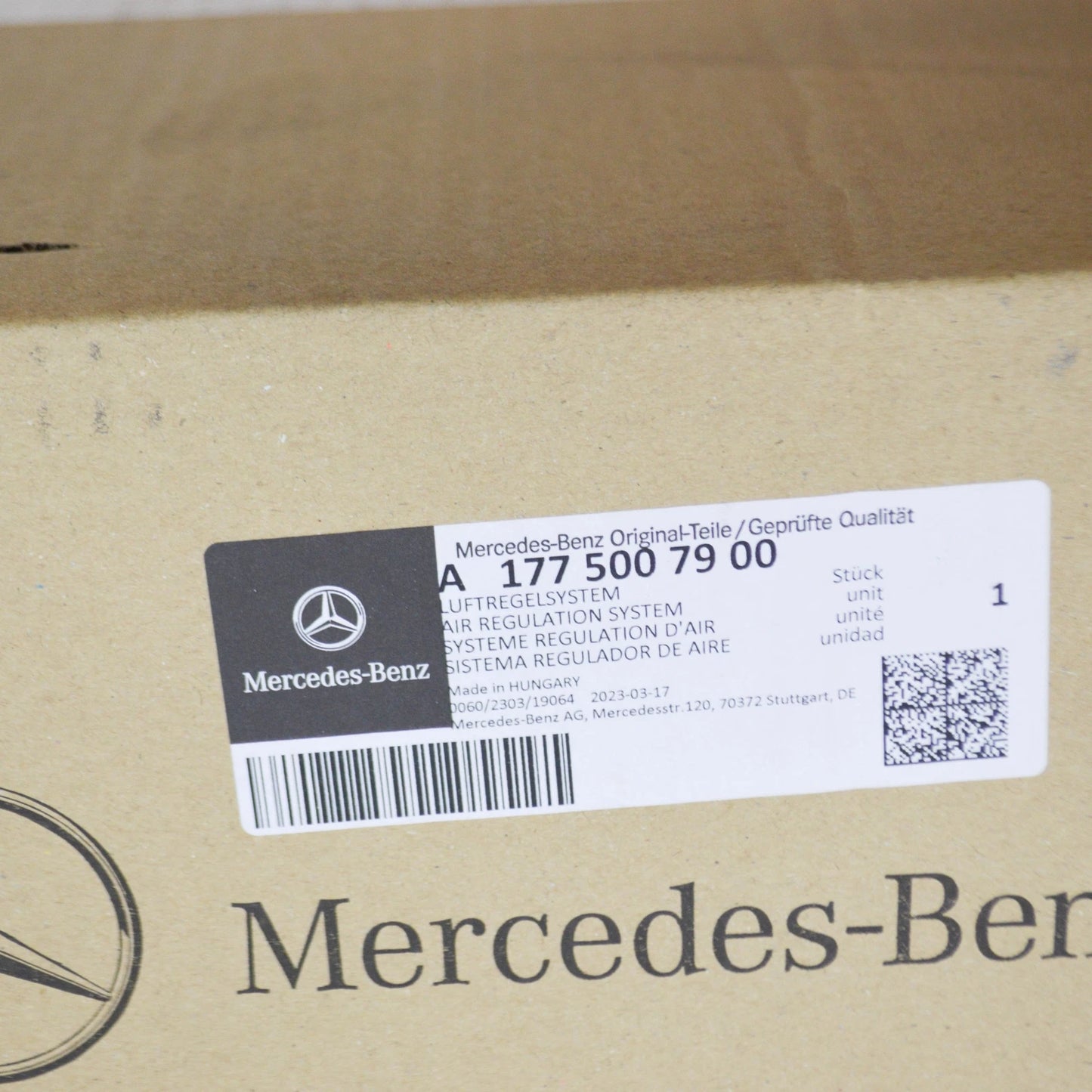 NEW MB CLA C118 FRONT UPPER AIR DUCT AIR REGULATION SYSTEM A1775007900 ORIGINAL