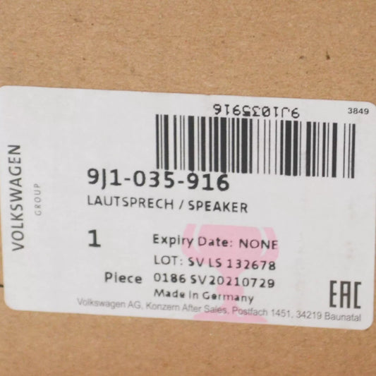 NEW PORSCHE TAYCAN ENGINE SPEAKER BOX 9J1035916 ORIGINAL