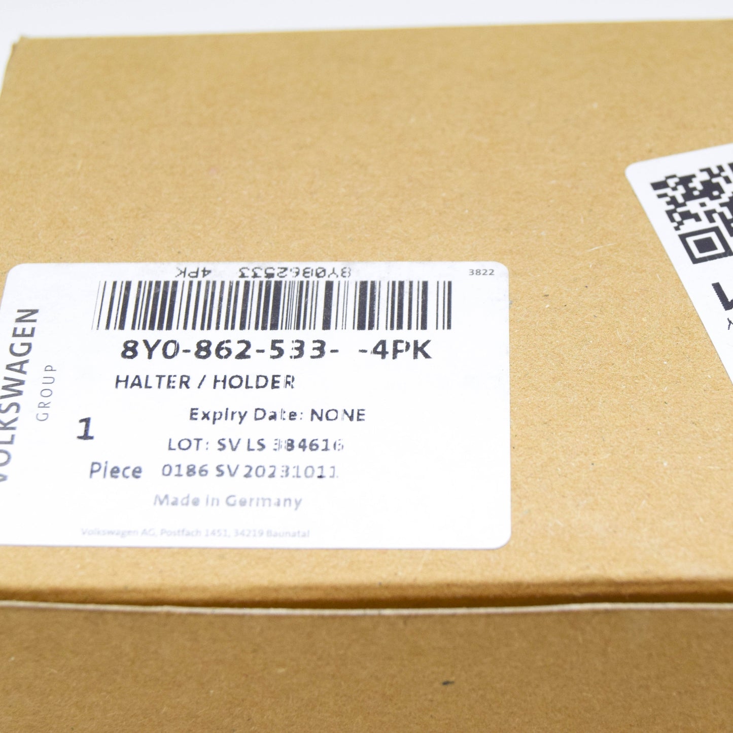 NEW AUDI Q4 E-TRON CENTER CONSOLE CUP HOLDER 8Y08625334PK ORIGINAL