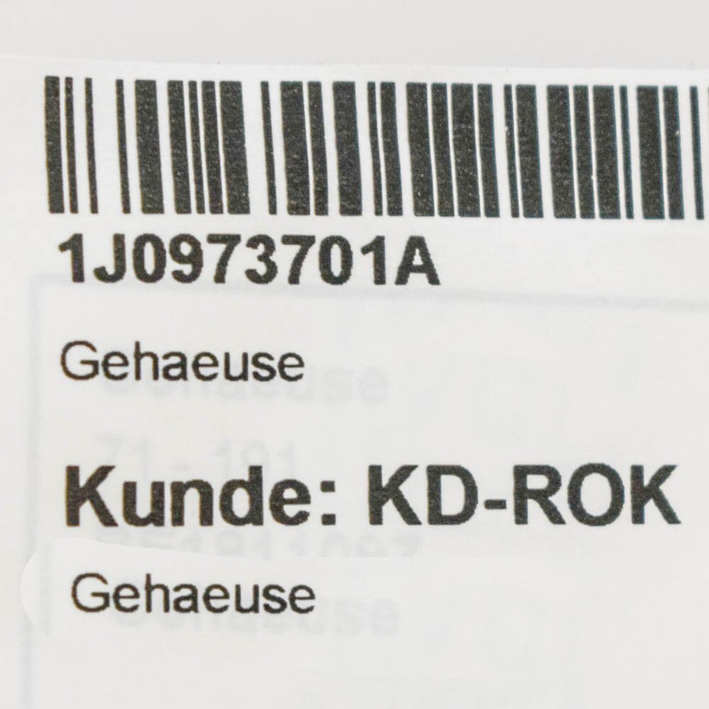 new audi a4 b8 flat connector housing 1j0973701a original