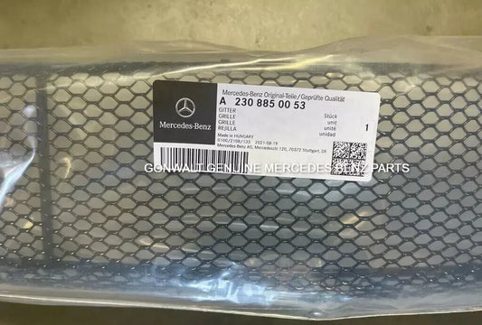 MERCEDES-BENZ SL R230 Front Bumper Center Grille A2308850053 NEW