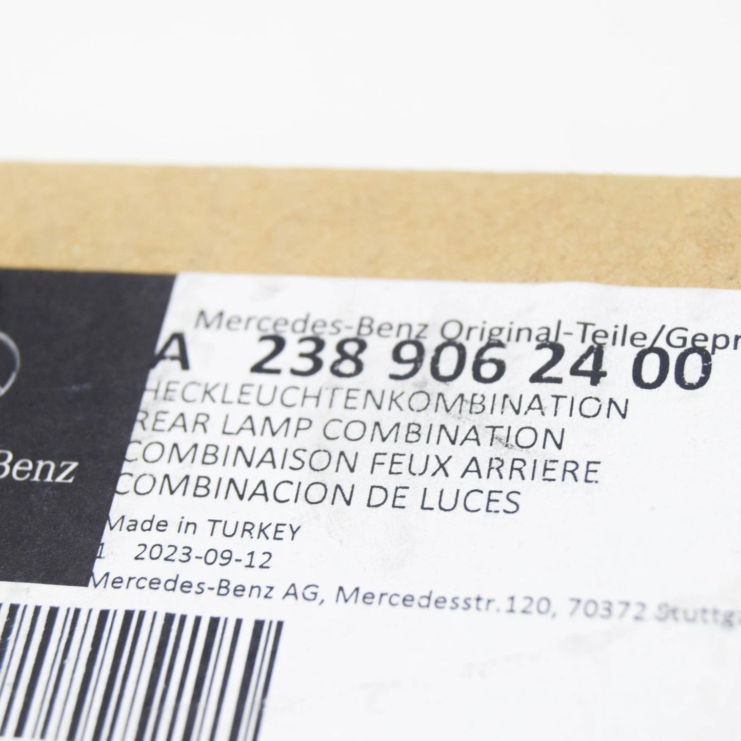 NEW MERCEDES-BENZ E COUPE C238 REAR RIGHT TAILGATE TAILLIGHT A2389062400