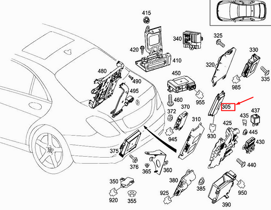 new mercedes-benz s w222 keyless go control unit a2139001810 original