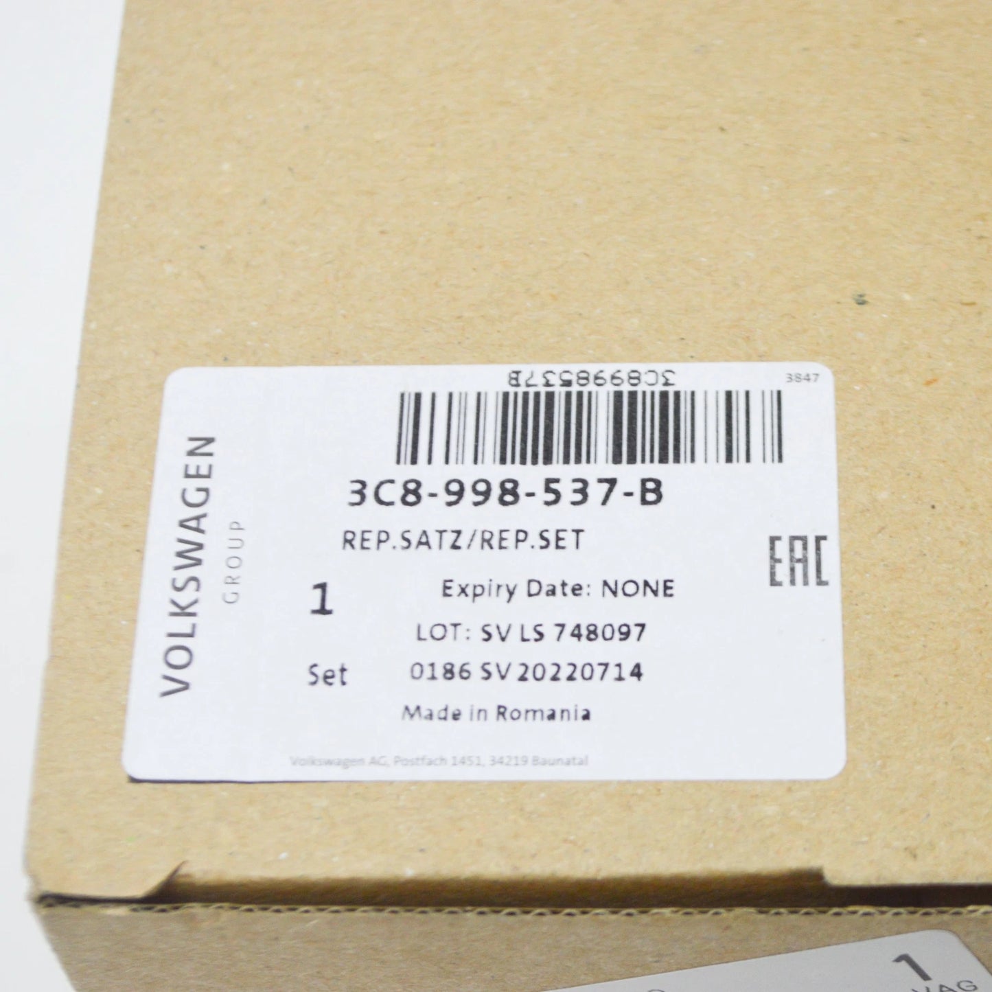 NEW VW GOLF VI 5K MK6 STEERING WHEEL SWITCHES 3C8998537B ORIGINAL