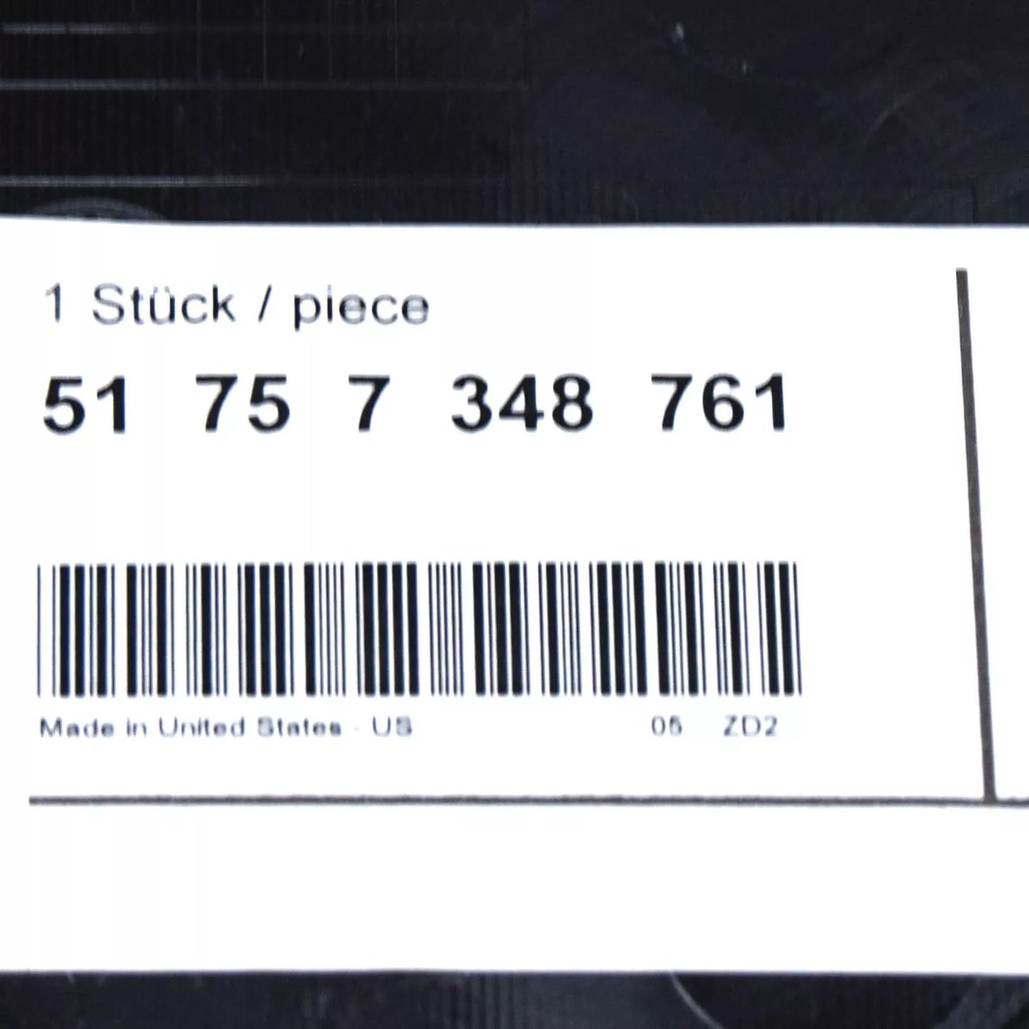 NEW BMW X3 F25 LEFT STEERING GEAR COVER 51757348761 ORIGINAL