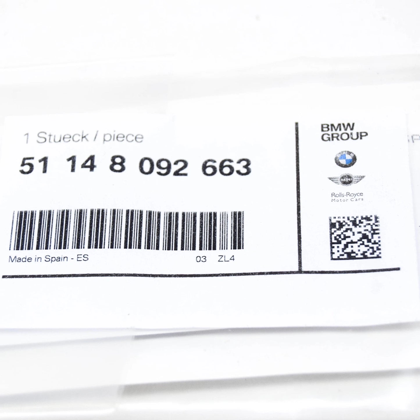 NEW BMW X5 G05 REAR TAILGATE BOOTLID BADGE M 8092663 51148092663 ORIGINAL