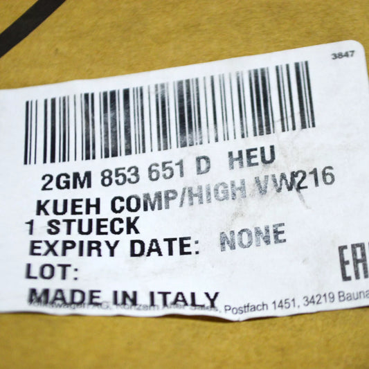 NEW VOLKSWAGEN T-ROC A11 FRONT BUMPER RADIATOR GRILLE 2GM853651DHEU ORIGINAL