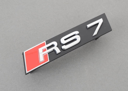 NEW AUDI RS7 SPORTBACK 4GA 4GF CHROME RS7 EMBLEM 4G8853736D 2ZZ