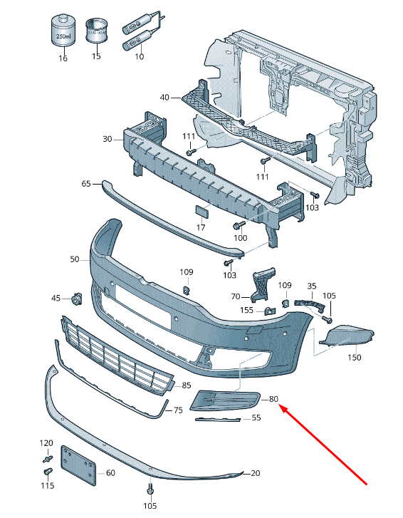 NEW VOLKSWAGEN SHARAN 7N FRONT LEFT VENT GRILLE 7N08536659B9 2011 ORIGINAL