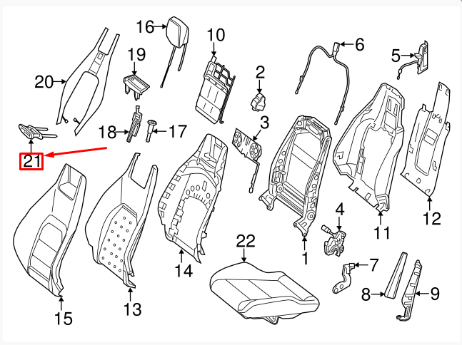 NEW MERCEDES-BENZ SLS AMG C197 FRONT SEAT AMG BADGE A0008171216 ORIGINAL