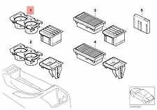 NEW BMW M3 E46 CUP HOLDER BEIGE 51168217955 8217955 ORIGINAL