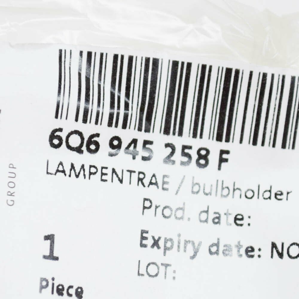 NEW VOLKSWAGEN POLO 9N REAR RIGHT TAIL LIGHT LAMP BULB HOLDER 6Q6945258F