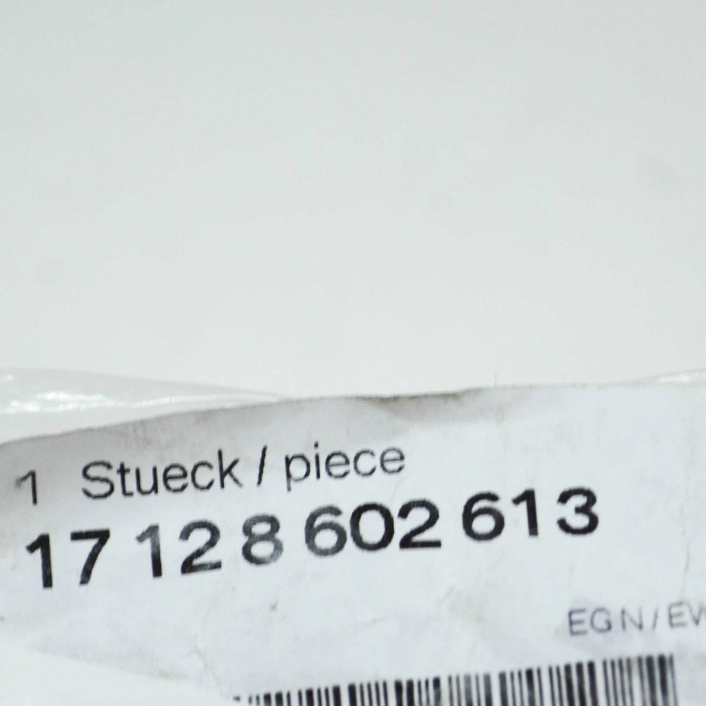 NEW BMW 5 G30 RIGHT WATER RADIATOR COOLANT HOSE 17128602613 ORIGINAL