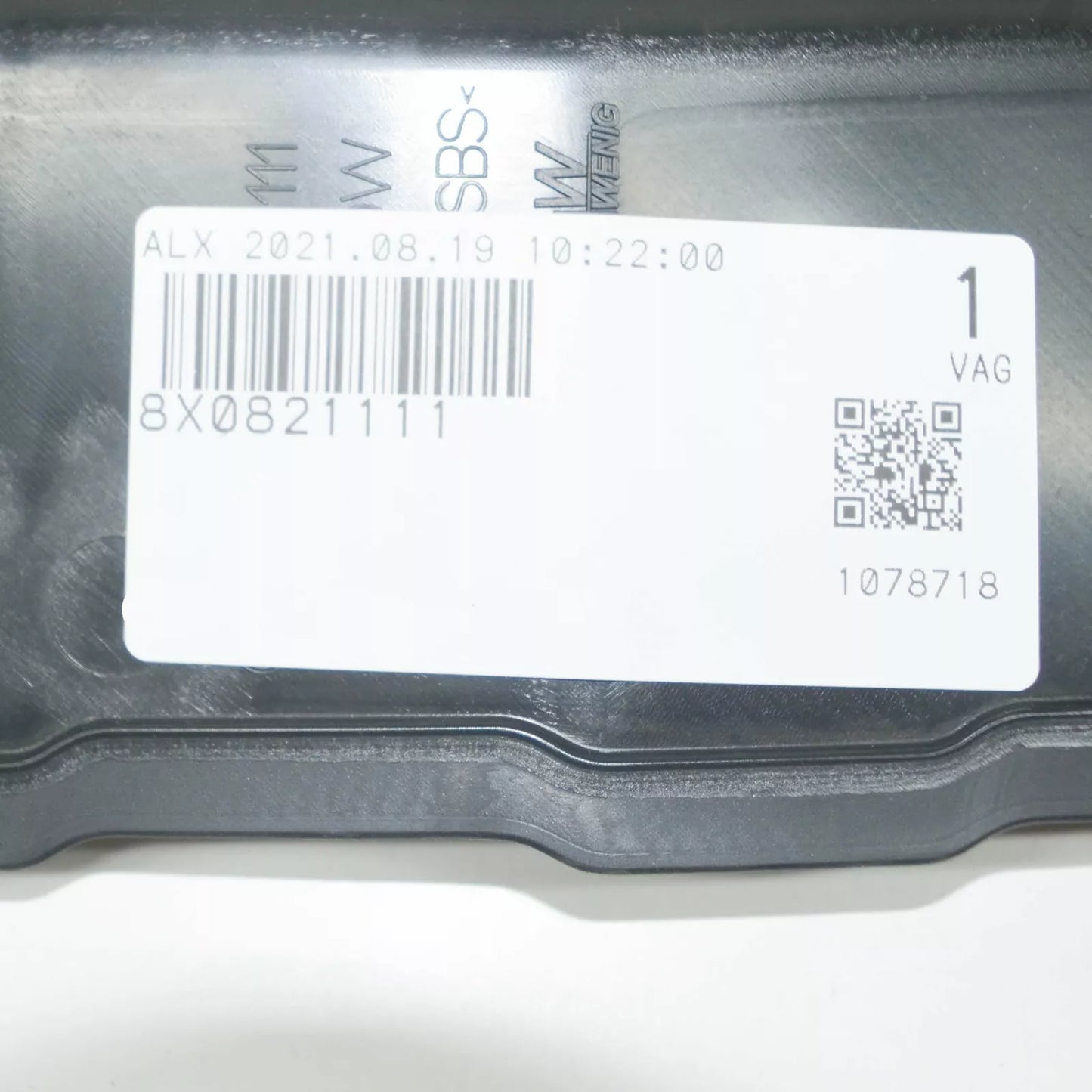 NEW AUDI A1 8X FRONT LEFT WING PLASTIC 8X0821111 2014 ORIGINAL