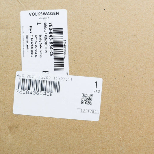 NEW VW TRANSPORTER T5 RIGHT SIDE SLIDING REMOTE CONTROL LOCK 7E0843654CE