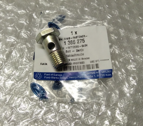 new ford kuga mk1 c394 turbo oil feed line banjo bolt 1386275 original