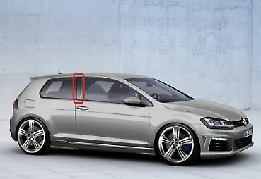 NEW VOLKSWAGEN GOLF MK7 FRONT RIGHT B PILLAR TRIM 5G3837902C041 ORIGINAL