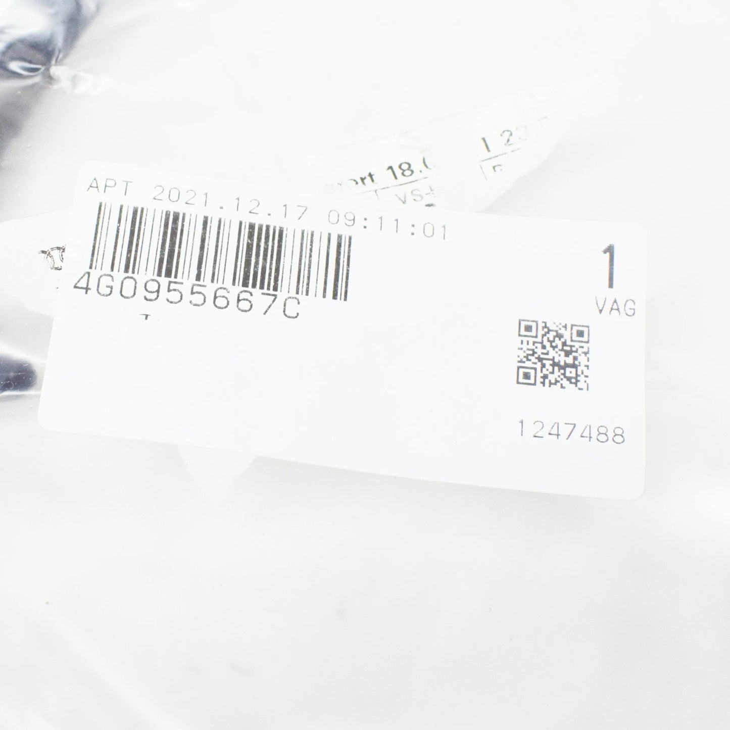 NEW AUDI A6 C7 WASHER SYSTEM PIPE 4G0955667C ORIGINAL