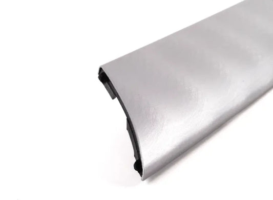 NEW BMW 3 E46 FRONT LEFT ALUMINUM DECOR STRIP 7047155 51457047155 ORIGINAL