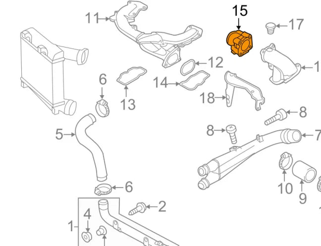 NEW AUDI A4 B8 ENGINE THROTTLE VALVE 4E0145950J ORIGINAL