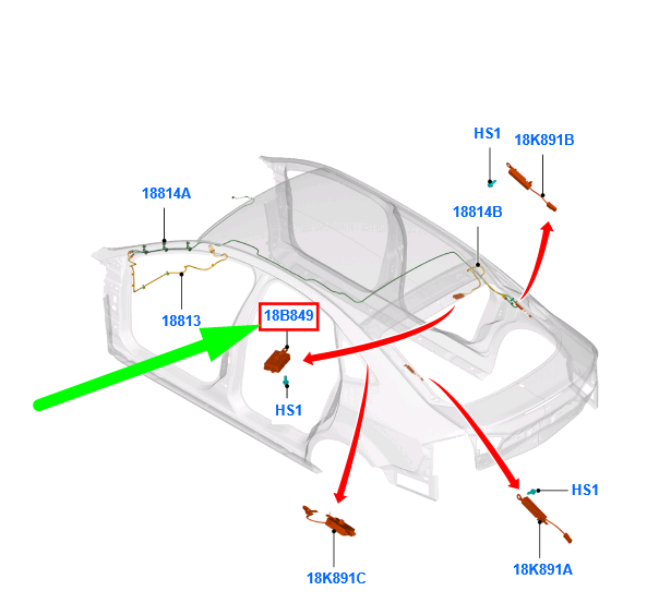 new ford mondeo mk4 estate rear antenna amplifier 1696321 7cp1-18c847-sa