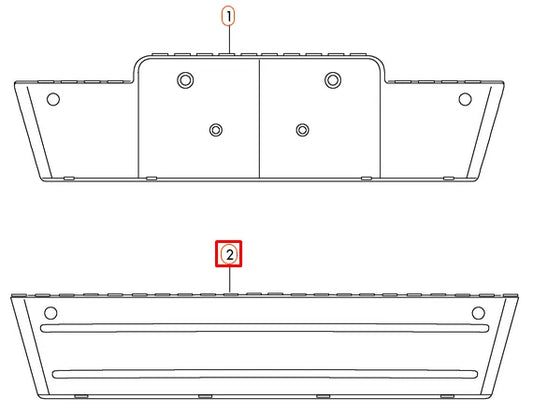 NEW AUDI Q5 8R NUMBER PLATE HOLDER 8R0807287ET94 2016 ORIGINAL