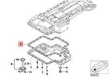 NEW BMW E53 SUV ENGINE OIL PAN GASKET 7500261 11137500261 ORIGINAL