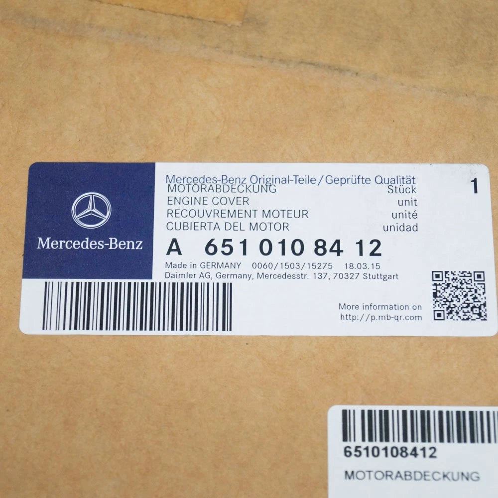 NEW MERCEDES BENZ ML W166 PLASTIC ENGINE COVER A6510108412 ORIGINAL