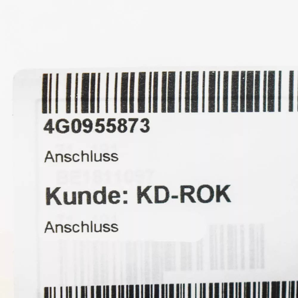 NEW AUDI A6 C7 WASHER SYSTEM HOSE CONNECTOR 4G0955873 ORIGINAL