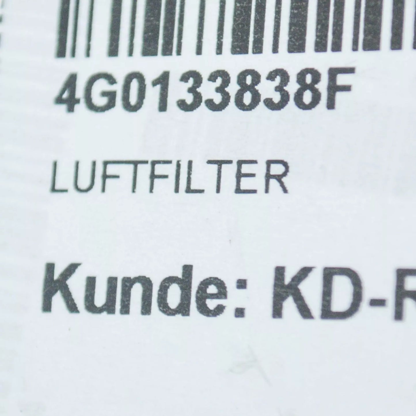 NEW AUDI A7 4G AIR FILTER BOX 4G0133838F 2016 ORIGINAL