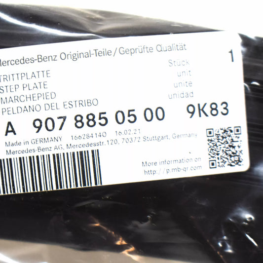 NEW MB SPRINTER 907 910 VS30 FRONT BUMPER STEP PLATE A90788505009K83 ORIGINAL