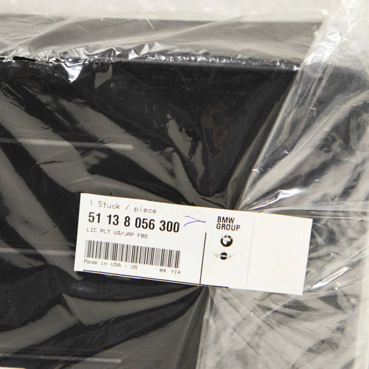 NEW BMW X5 F85 M FRONT BUMPER LICENSE PLATE BRACKET 51138056300 ORIGINAL