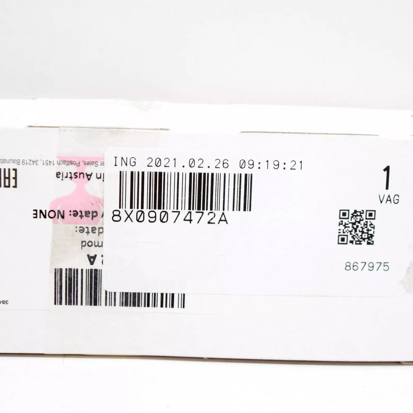 NEW AUDI A1 8X RIGHT DAY DRIVING LIGHTS POWER MODULE 8X0907472A ORIGINAL