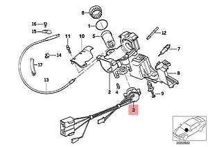 NEW BMW 8 E31 IGNITION STARTER SWITCH 61321383365 1383365 5.4 PETROL ORIGINAL