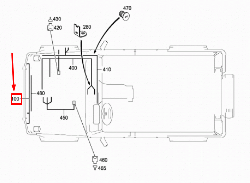 NEW MB G W463 FRONT FOG LIGHT ELECTRICAL WIRING HARNESS A1645402505 ORIGINAL