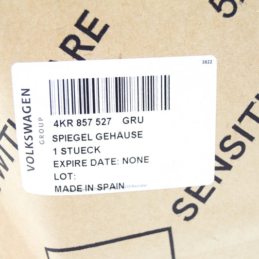 NEW AUDI E-TRON GE FRONT LEFT DOOR MIRROR CAP RHD 4KR857527AGRU ORIGINAL