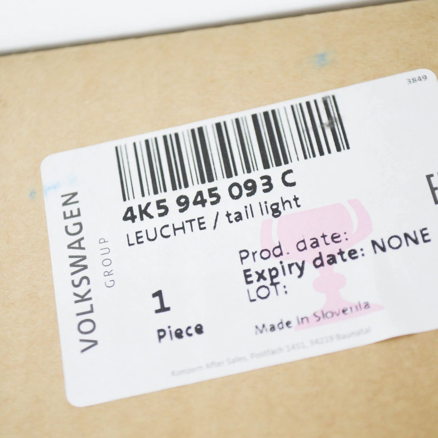 NEW AUDI A6 C8 REAR LEFT SIDE TAILGATE TAILLIGHT 4K5945093C ORIGINAL