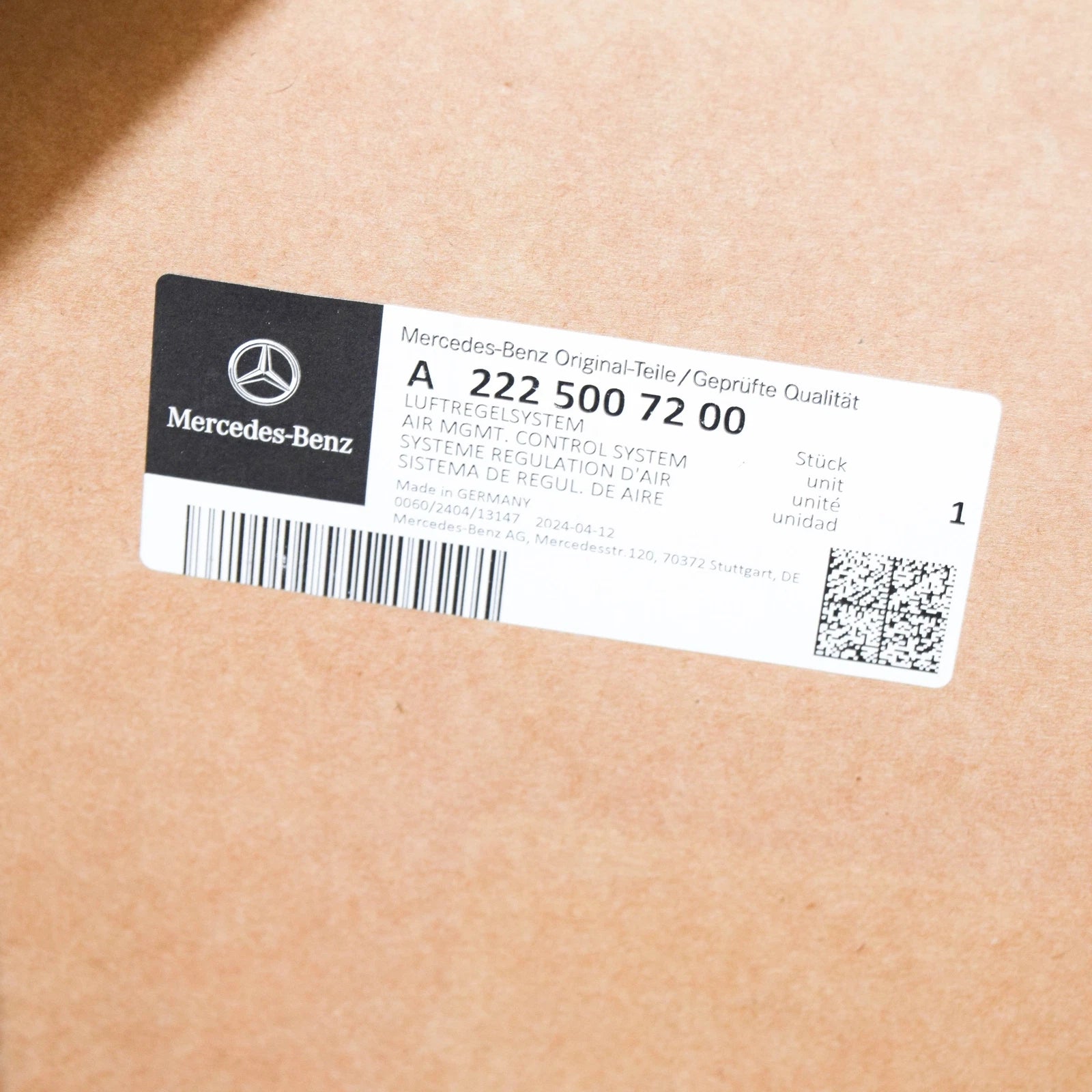 NEW MB S W222 RADIATOR RIGHT AIR REGULATION SYSTEM A2225007200 ORIGINAL