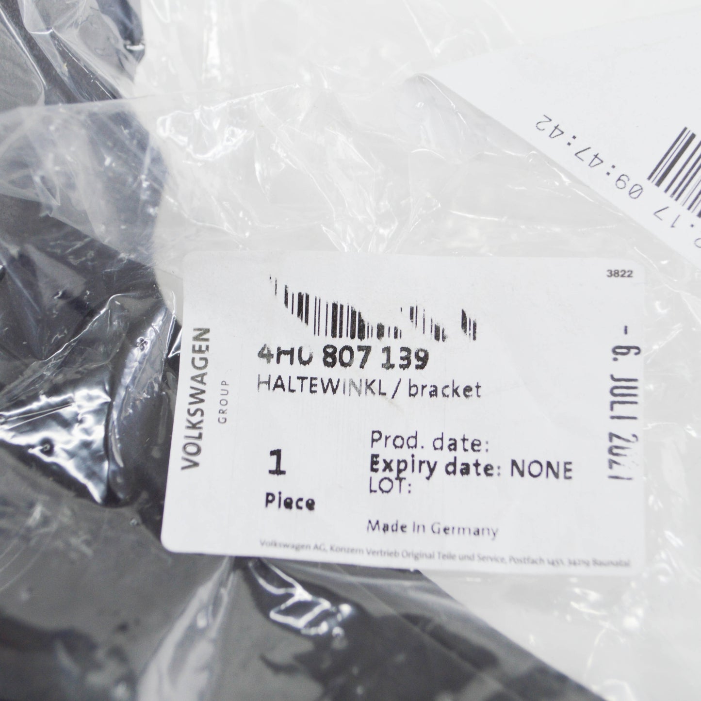 new audi a8 4h d4 front left bumper bracket 4h0807139 original