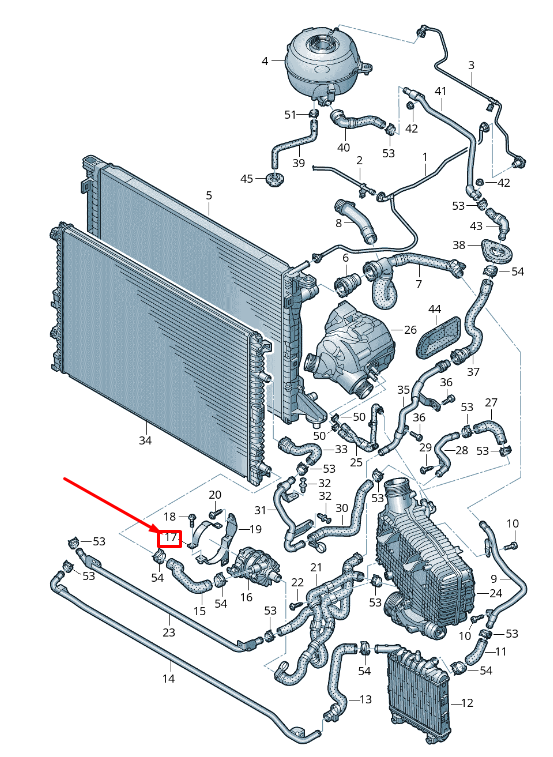 new audi a6 4a c8 engine additional coolant pump bracket 4k0145896j original