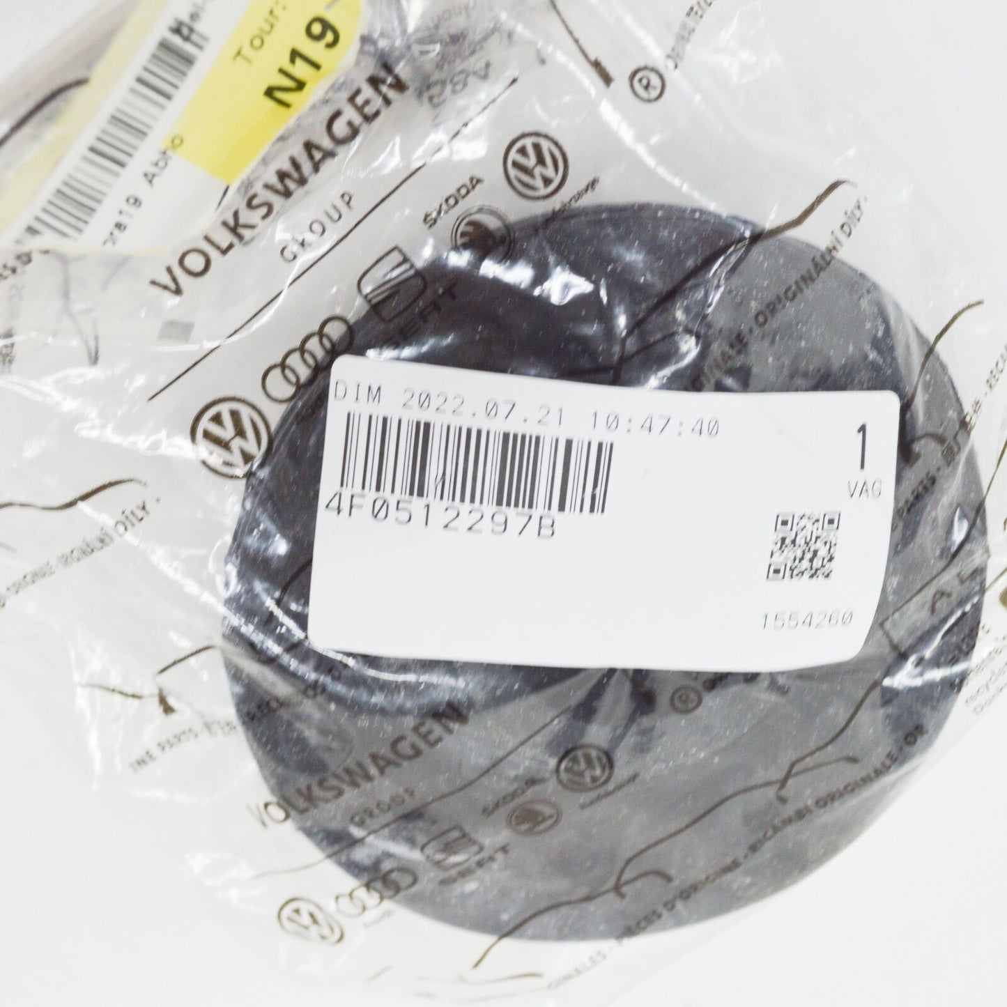 NEW AUDI A6 C6 REAR AXLE COIL SPRING SUPPORT 4F0512297B ORIGINAL