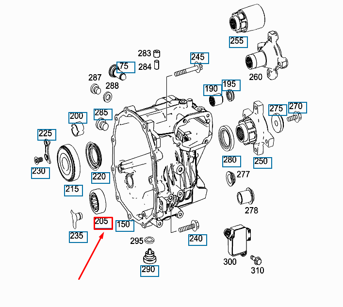 MERCEDES-BENZ SPRINTER 906 TRANSMISSION ROLLER SLEEVE A0029818712 2009 11085087