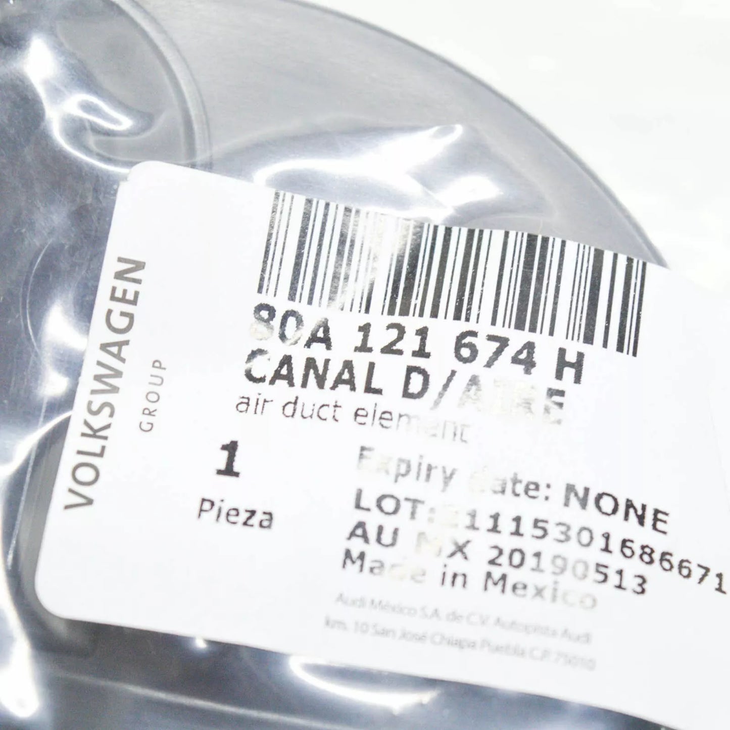 NEW AUDI Q5 FY FRONT RIGHT RADIATOR SUPPORT BAFFLE 80A121674H